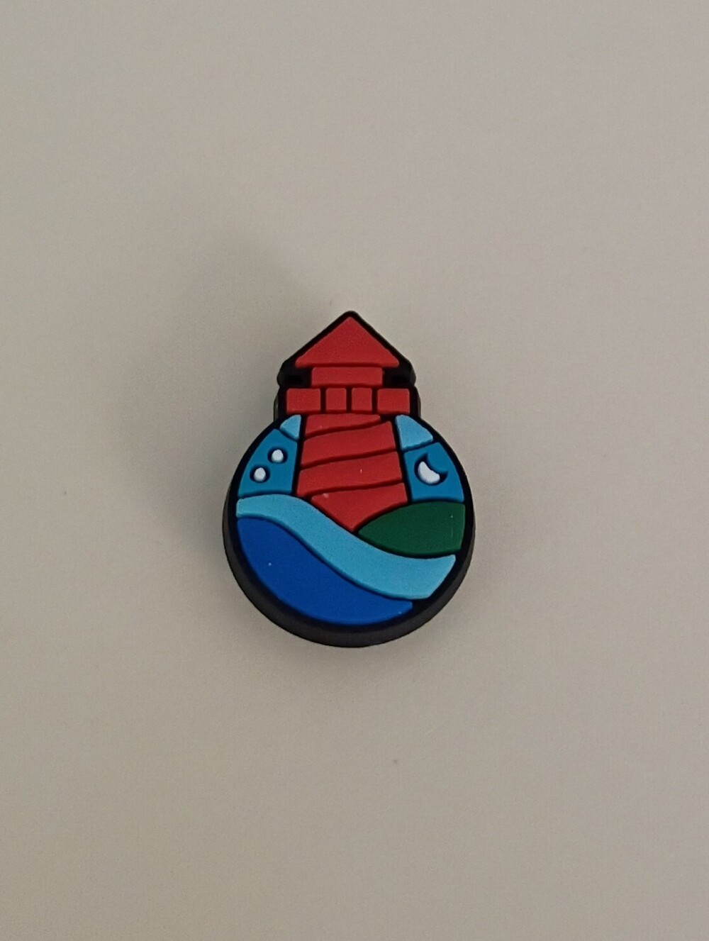 10 for $10 Jibbitz Croc Charm - Outdoors Red Lighthouse on the Land & Water